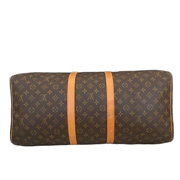 LOUIS VUITTON Monogram Keepall 55 Travel Bag 🧳 FL0081 - Picture 15 of 17